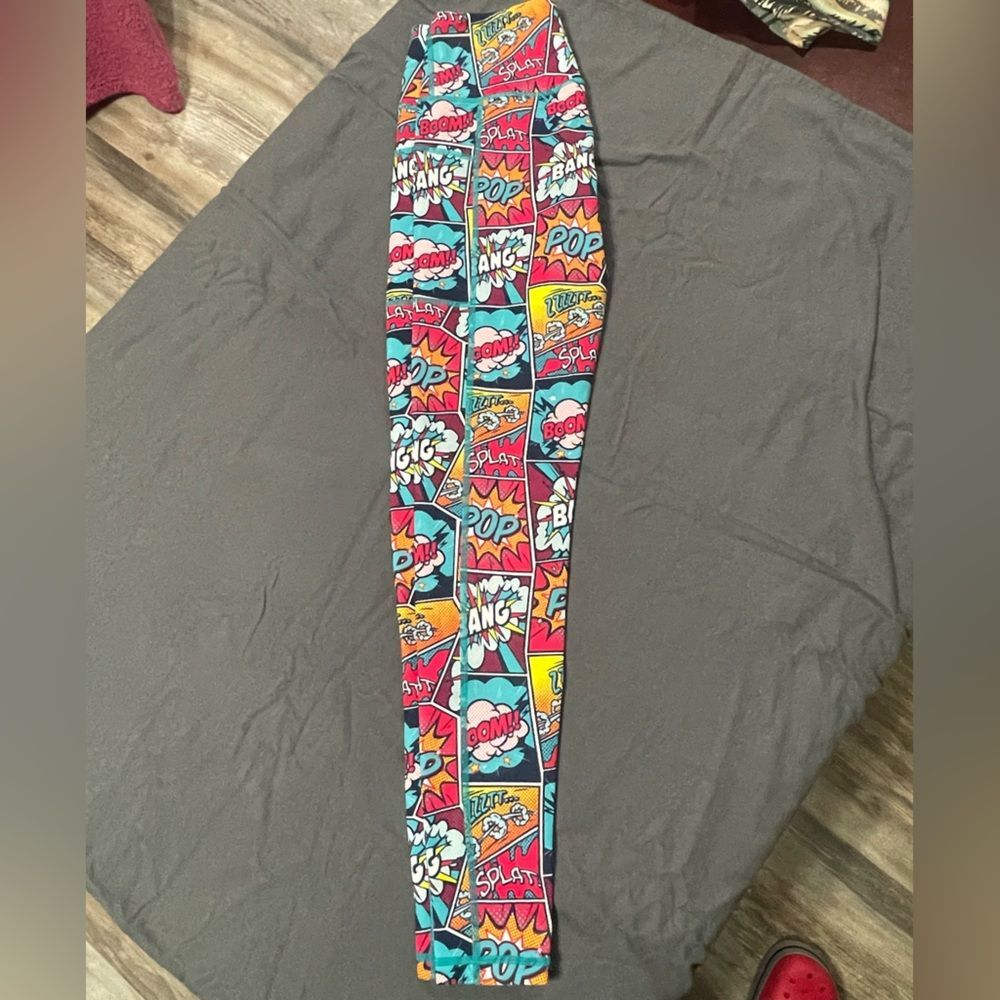 CVG Knock-Out Comic Print Full Length Leggings XS